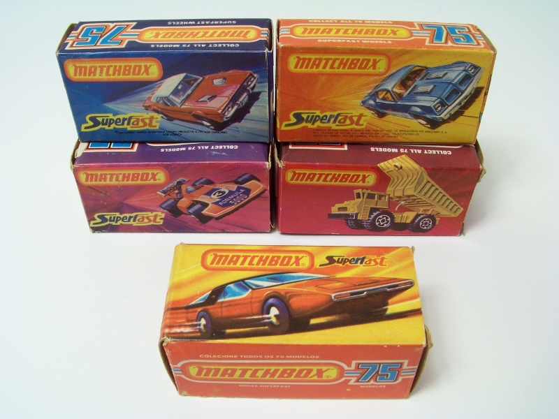 Matchbox Brazilian Issue Boxes