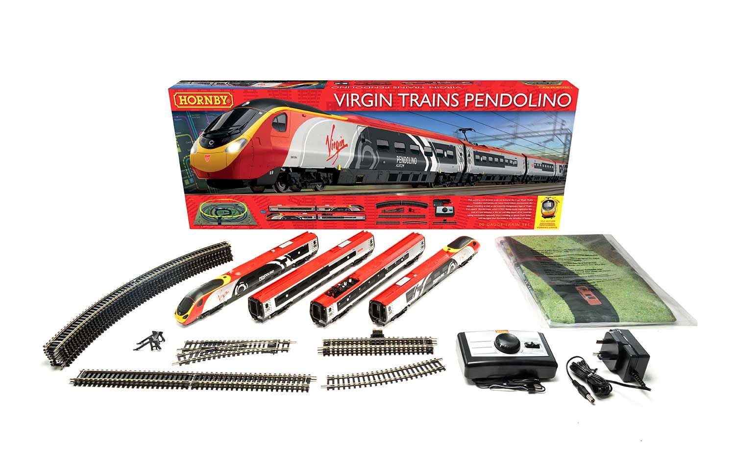 Hornby R1155 Virgin Trains Pendolino Train Set Free Price Guide Review