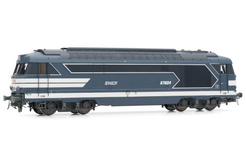 Diesel locomotive BB 67557, blue liv