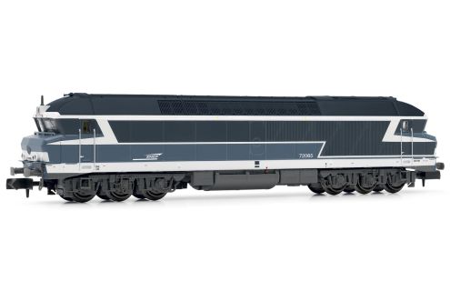 Diesel locomotive CC72065, blue, wit