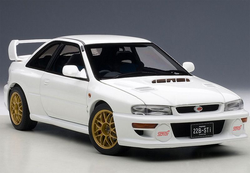 Auto Art 78605, Subaru Impreza 22B (Upgraded Version 1998) - Free