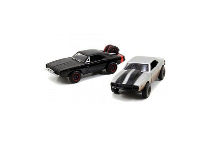 Dodge Charger and Chevrolet Camaro Model Car Set  Fast And F