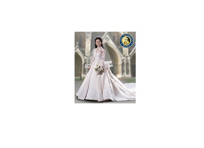 Royal Wedding (Kate Middleton) Vinyl Portrait Doll