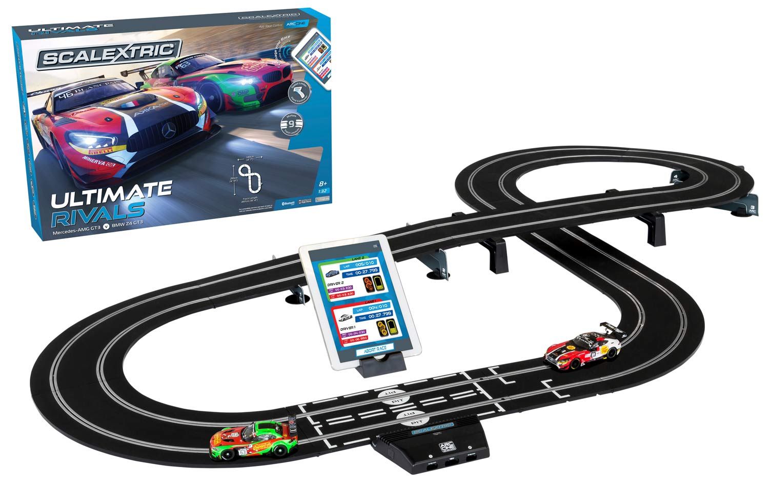 scalextric c1356 arc one ultimate rivals race set