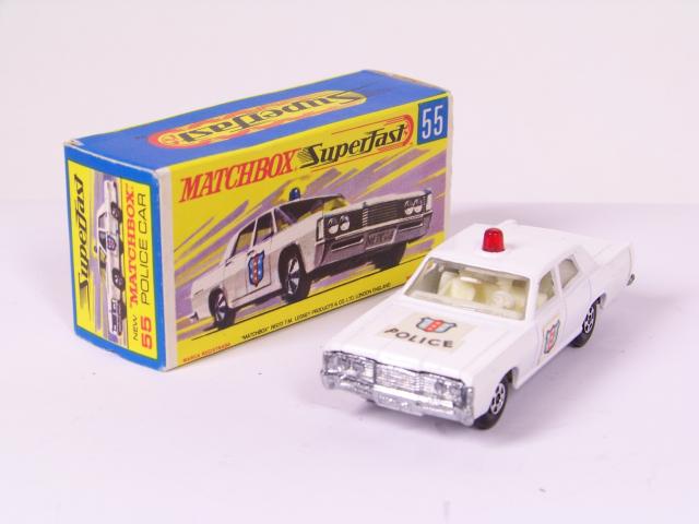 Matchbox 55d, Mercury Police Car - Free Price Guide & Review