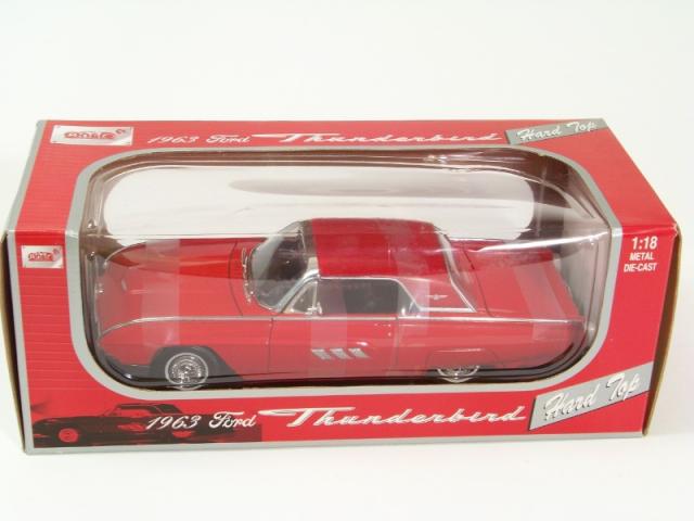 1963 ford thunderbird model car