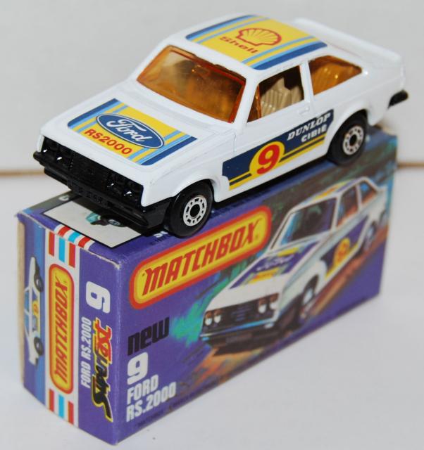 Matchbox 9f, Ford Escort RS2000 - Free Price Guide & Review