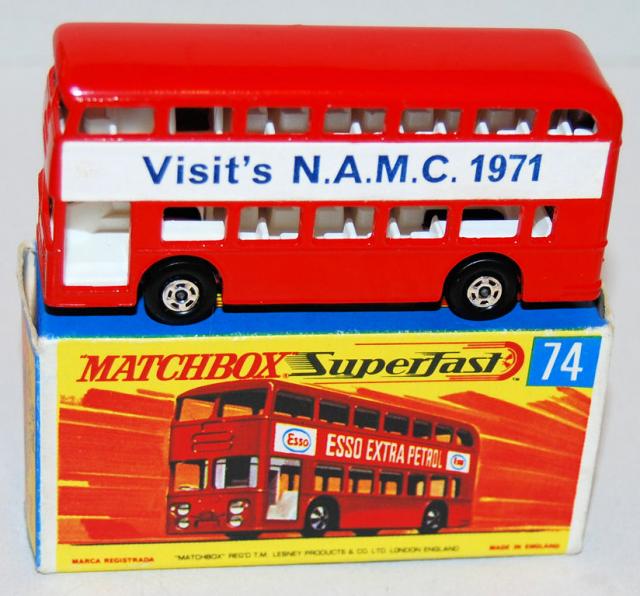 matchbox series no 74 daimler bus by lesney