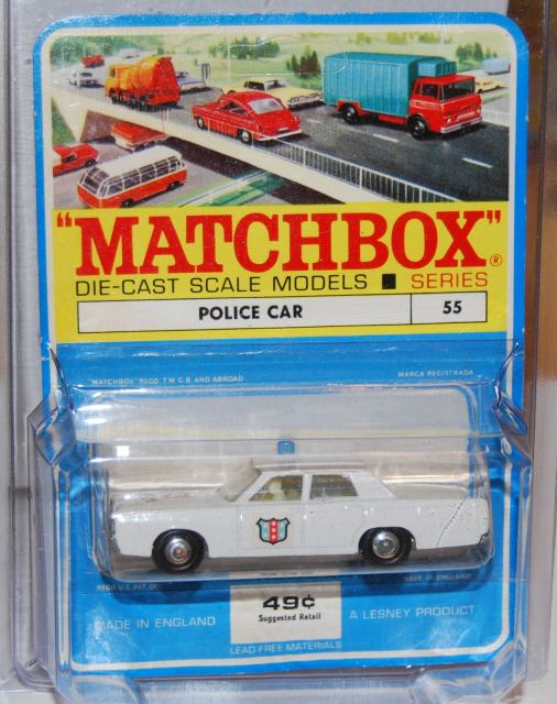 Matchbox 55d, Mercury Police Car - Free Price Guide & Review