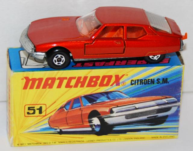 Matchbox 51d, Citroen SM - Free Price Guide & Review