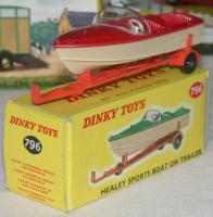 Picture Gallery for Dinky 796 Healey Sports Boat and Trailer