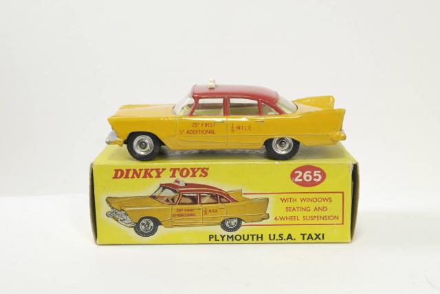 Dinky 265, Plymouth Taxi - Free Price Guide & Review