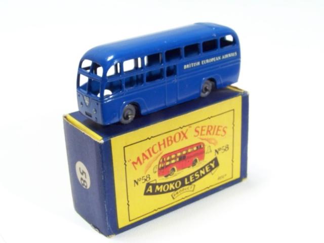 Matchbox 58a, AEC BEA Coach - Free Price Guide & Review