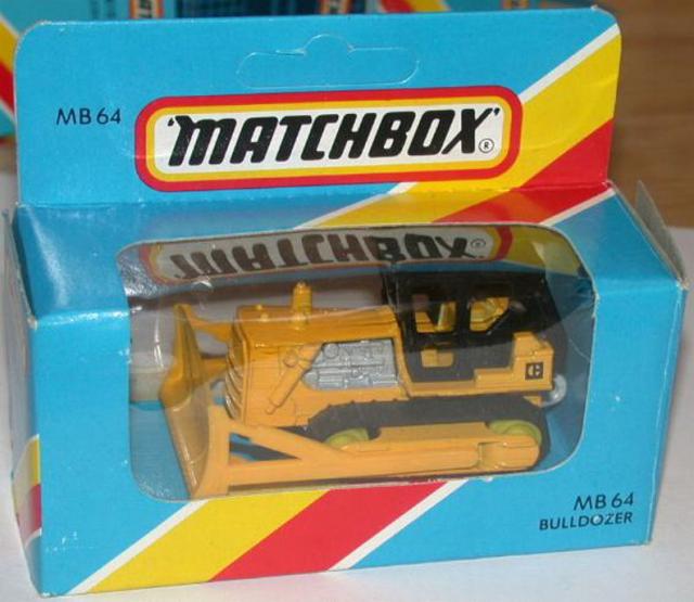 Matchbox 64e, Caterpillar Bulldozer - Free Price Guide & Review