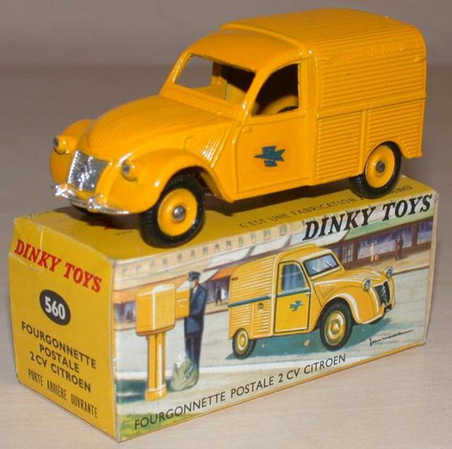 Dinky 560, Citroen 2CV Mail Van - Free Price Guide & Review