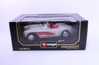 Bburago chevrolet corvette store 1957 model car