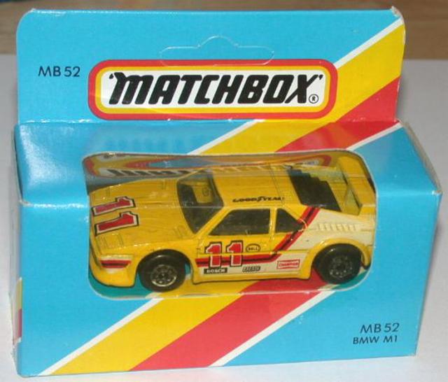 matchbox bmw m1 1981