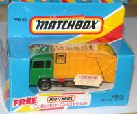 Picture Gallery for Matchbox 36f Refuse Truck