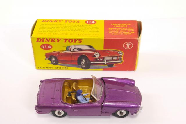 Dinky 114, Triumph Spitfire - Free Price Guide & Review