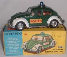 Picture Gallery for Corgi 492 VW 1200 European Police