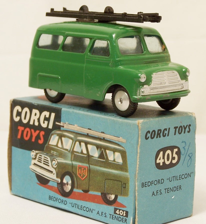 corgi bedford fire tender