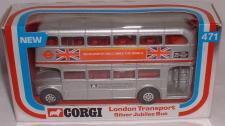 Corgi 471, Silver Jubilee Bus - Free Price Guide & Review