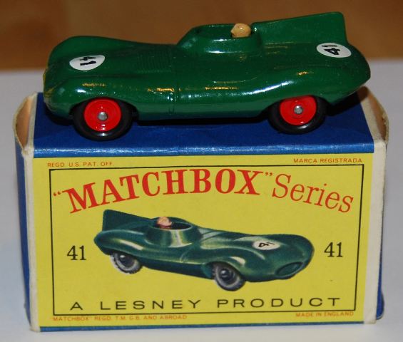 Matchbox 41b, Jaguar (D)Type - Free Price Guide & Review