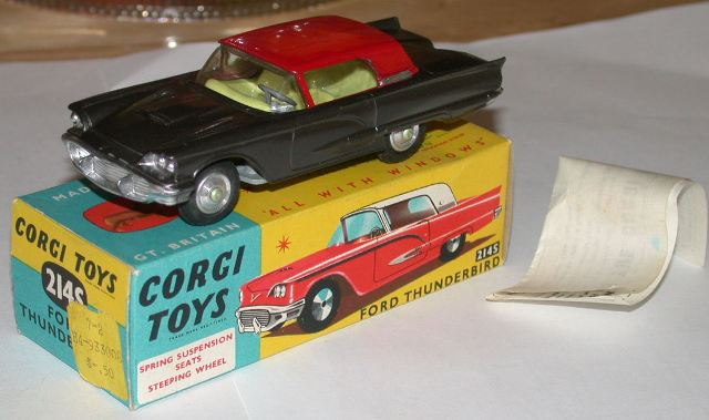 corgi ford thunderbird