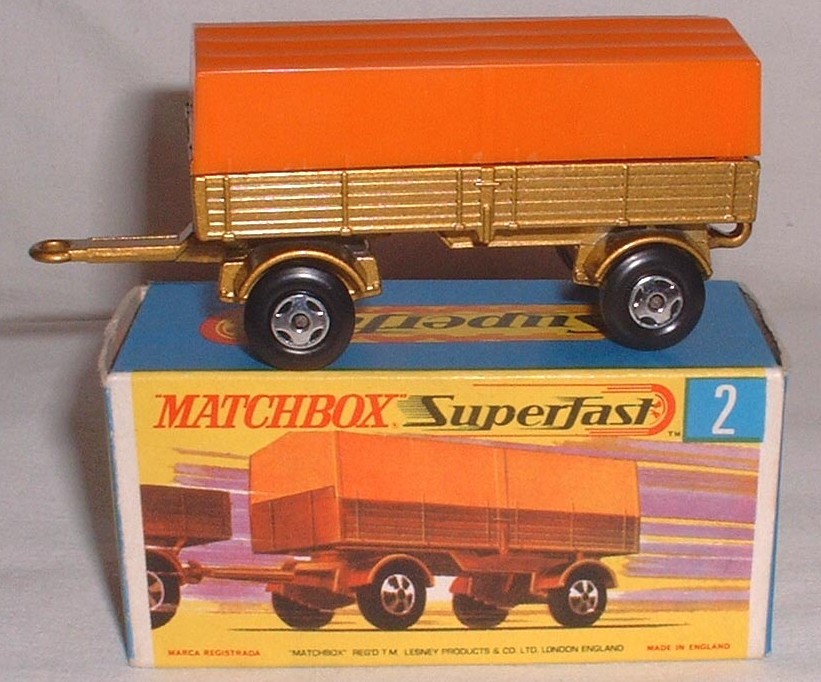 Matchbox 2d, Mercedes Trailer - Free Price Guide & Review