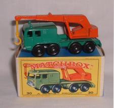 Matchbox 30c, 8 Wheel Crane Truck - Free Price Guide & Review