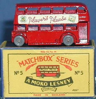 Matchbox 5b, London Bus Players Please - Free Price Guide & Review