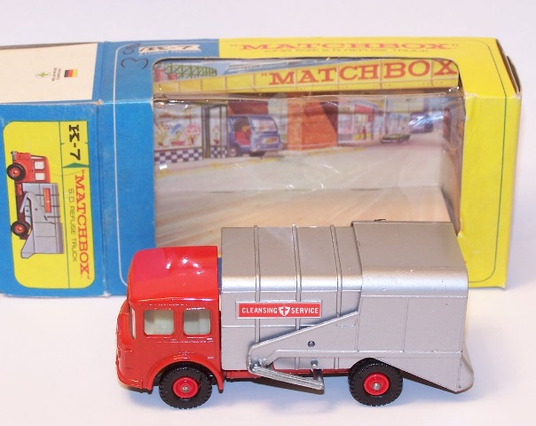 matchbox trash truck