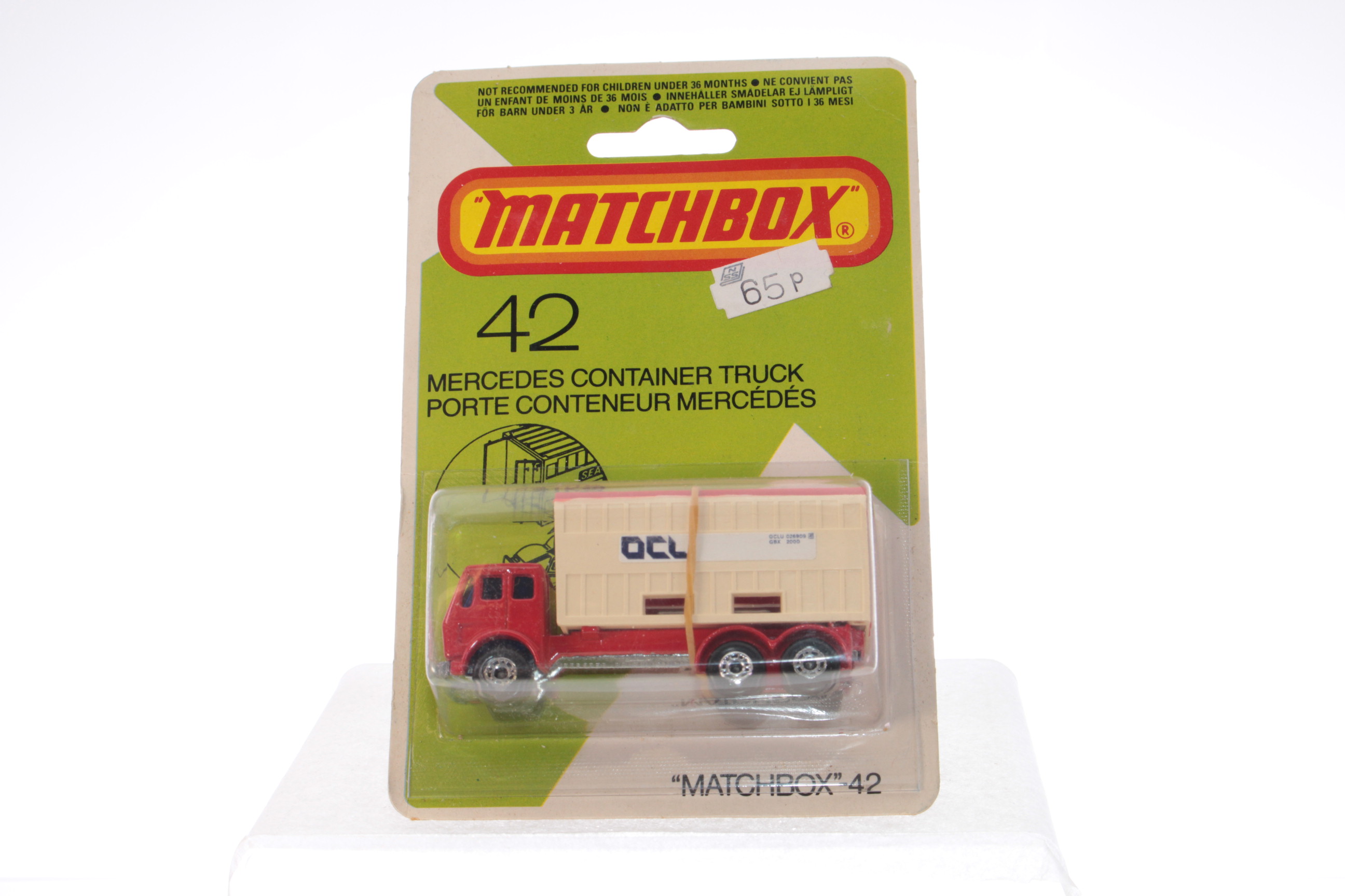 matchbox container truck