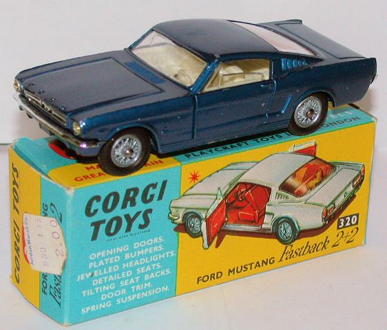 corgi ford mustang