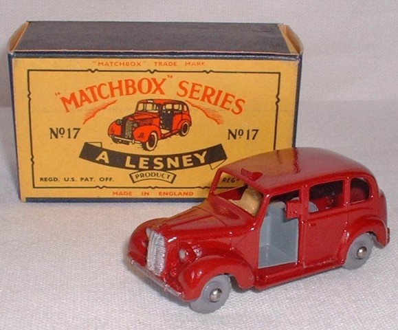 Matchbox 17c, Austin FX3 Taxi - Free Price Guide & Review