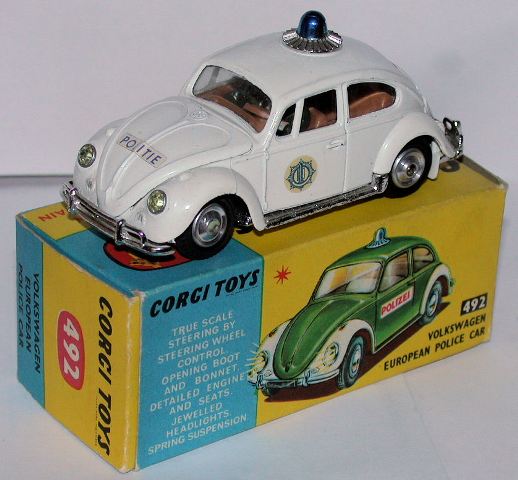 corgi toys volkswagen 1200 saloon polizei