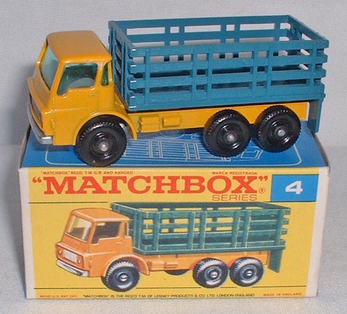 Matchbox 4d, Stake Truck - Free Price Guide & Review