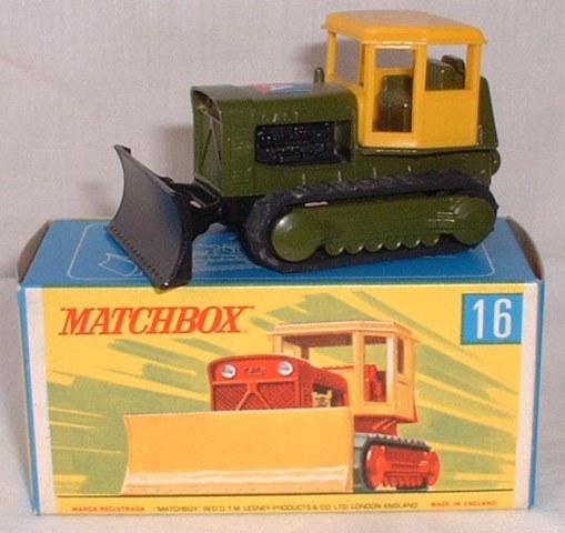 Matchbox 16d, Case Bulldozer - Free Price Guide & Review