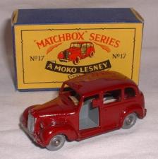 Matchbox 17c, Austin FX3 Taxi - Free Price Guide & Review